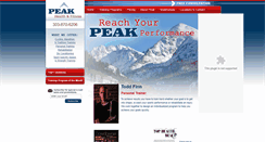 Desktop Screenshot of peakspeedandstrength.com